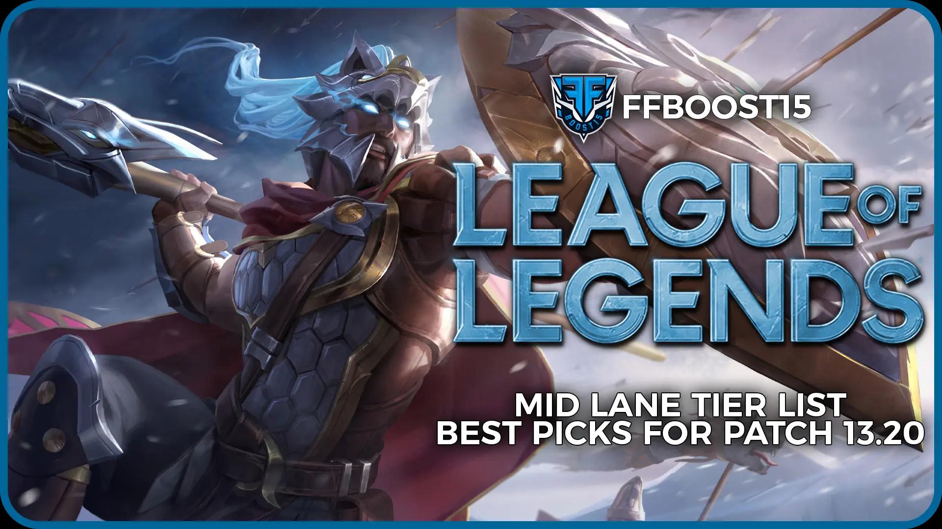 LoL Best Mid Lane Champions - Patch 13.20